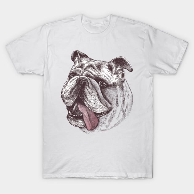 Bulldog T-Shirt by rcaldwell